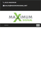 Mobile Screenshot of maximumsignal.info