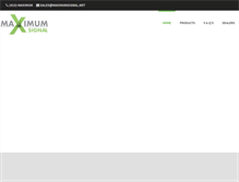 Tablet Screenshot of maximumsignal.info